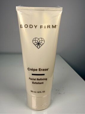 Body Firm Crêpe Erase Facial Refining Exfoliant Cream 6oz New Sealed